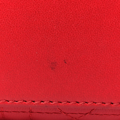 Christian Dior Lambskin Cannage Small Lucky Badges My Lady Dior Red 13 of 16