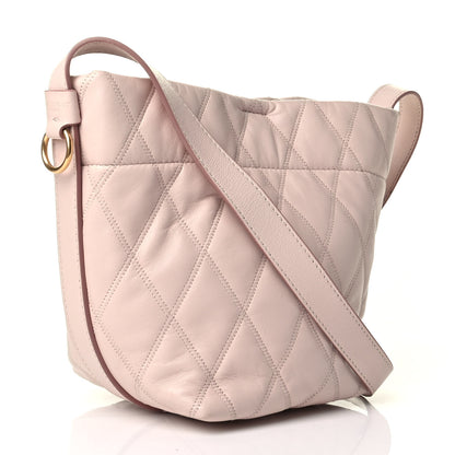 Givenchy Lambskin Quilted Mini GV Bucket Bag Pink 2 of 6