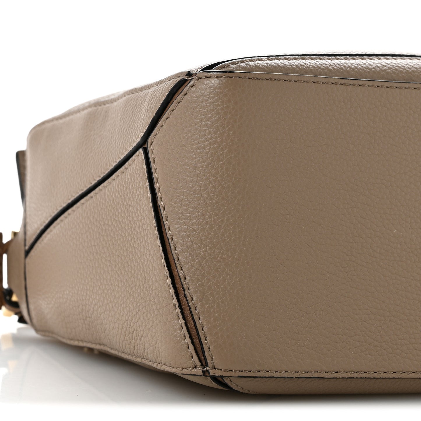 Grained Calfskin Small Puzzle Bag Sand Mink
