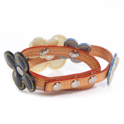 Louis Vuitton Patent Fleur Double Wrap Bracelet 3 of 7