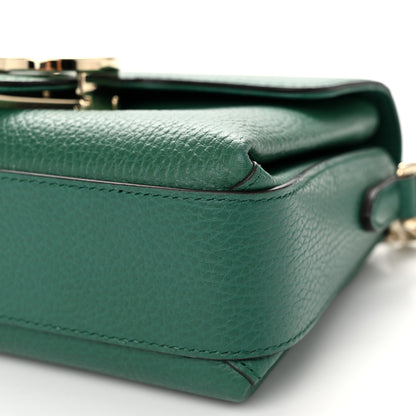 Gucci Dollar Calfskin Interlocking G Crossbody Bag Emerald 10 of 10