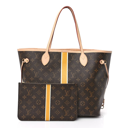 Louis Vuitton Monogram My LV Heritage Neverfull MM Yellow White 3 of 11