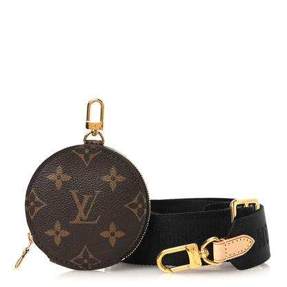 Louis Vuitton Monogram Multi Pochette Accessories Bandouliere Shoulder Strap Black 1 of 12