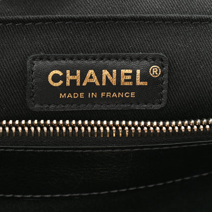 Chanel Grained Calfskin Suede Small Neo Executive Shopper Tote Black 6 of 12