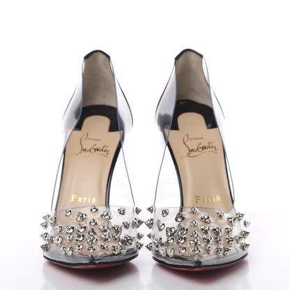 Christian Louboutin Patent PVC Collaclou 100 Pumps 37.5 Black 2 of 9