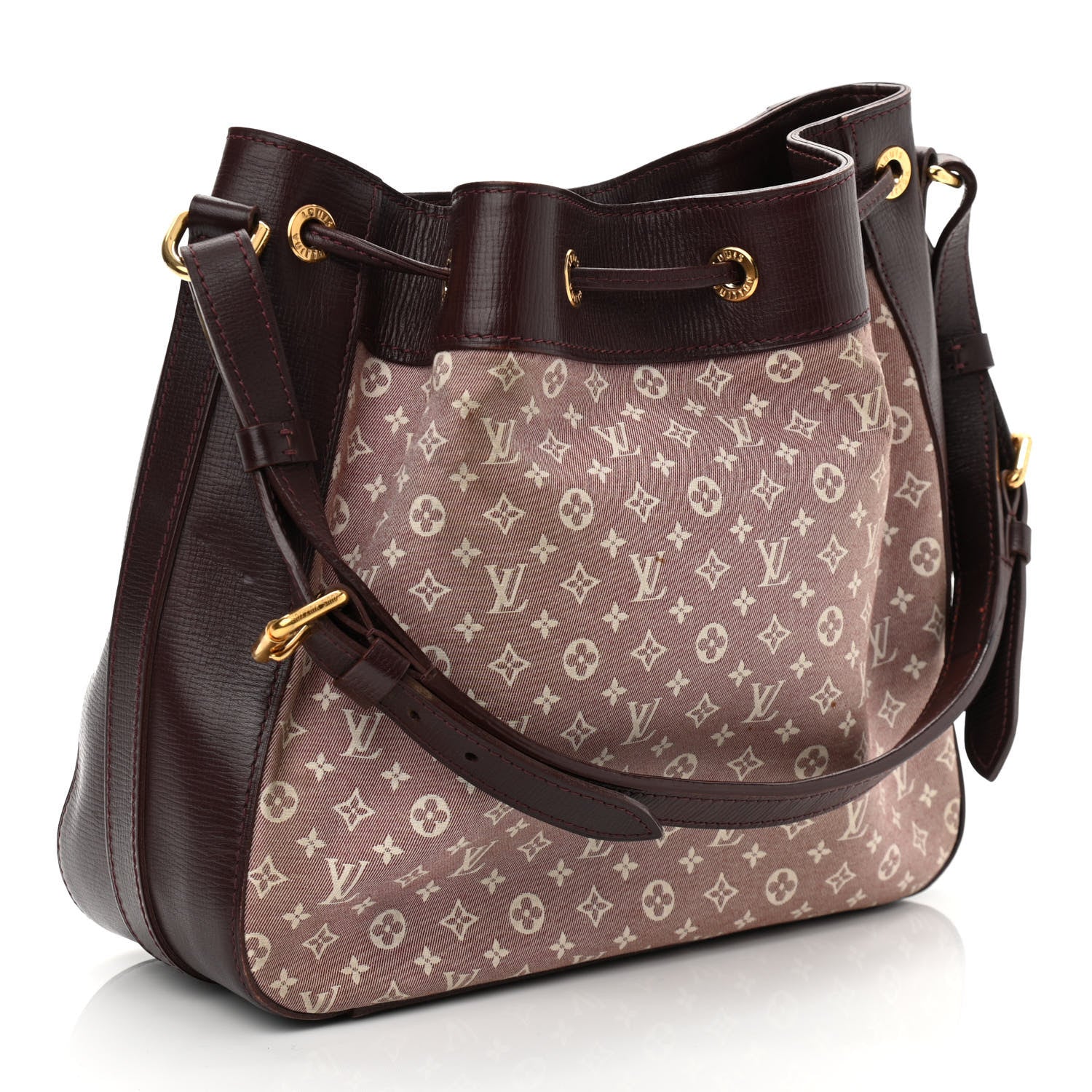 Louis Vuitton Mini Lin Monogram Noelie Cherry 2 of 9