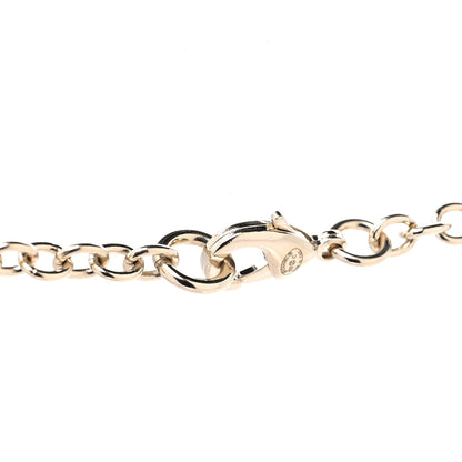 Chanel Metal Long Necklace Gold Black 4 of 5