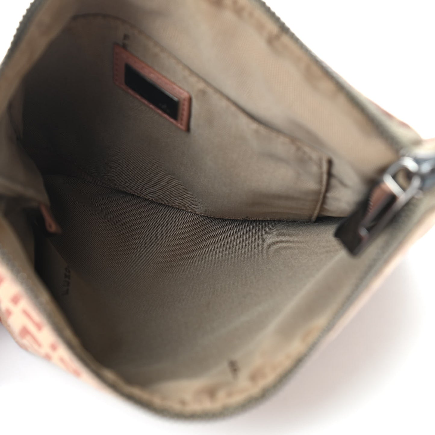 Zucchino Vitello Crossbody Beige Bruciato Bois de Rose