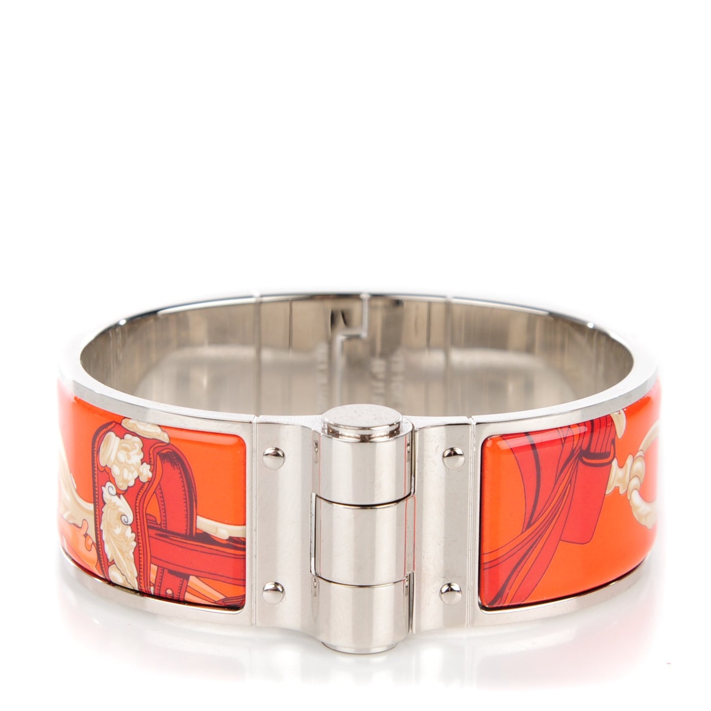 Enamel Printed Wide Brides De Gala Hinged Bracelet S