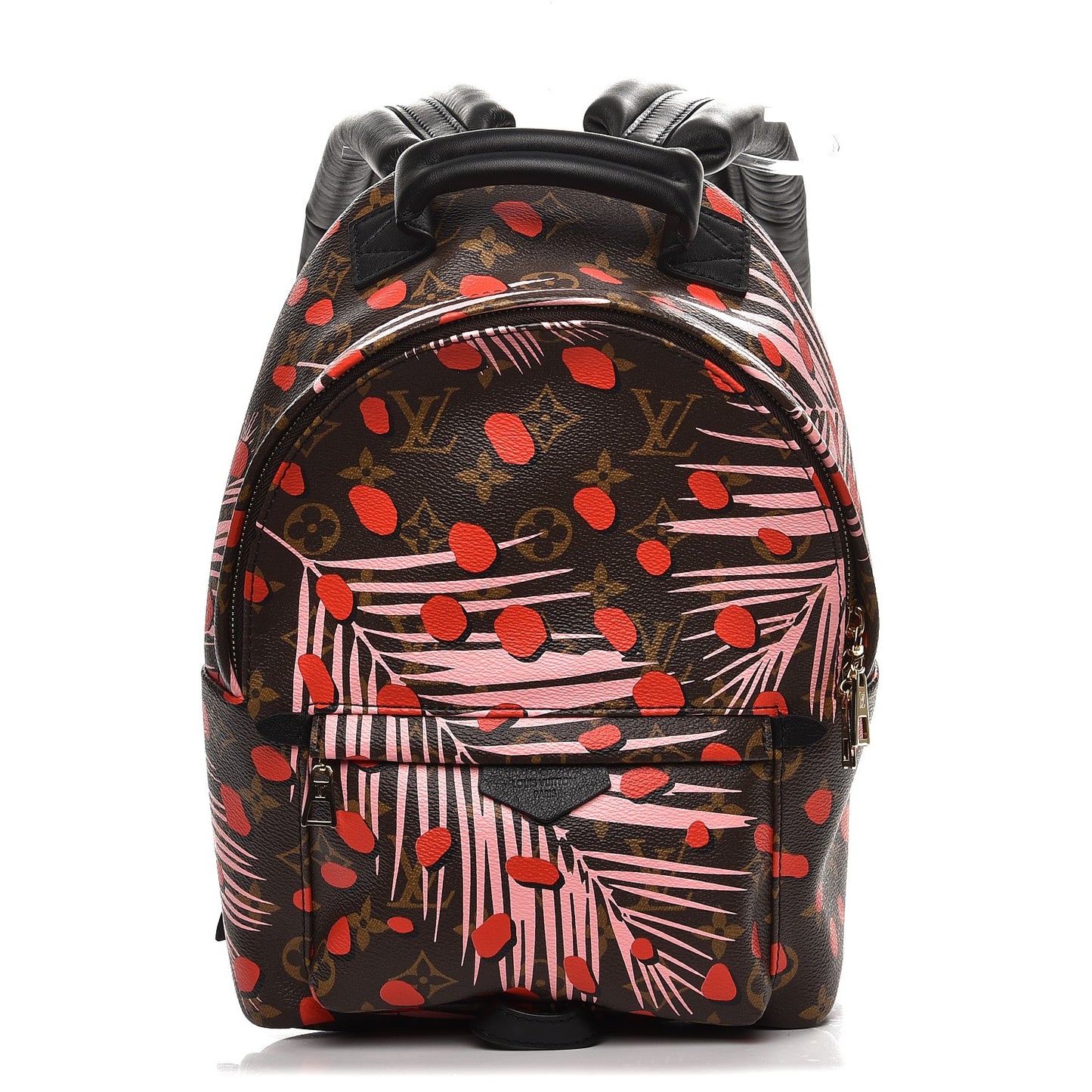 Monogram Jungle Dots Palm Springs Backpack PM Sugar Pink Poppy