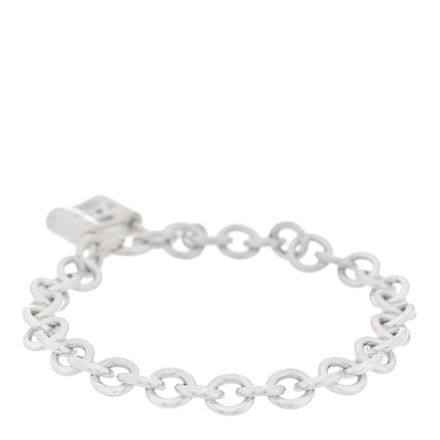 Tiffany Sterling Silver 1837 Lock Charm Bracelet 2 of 3