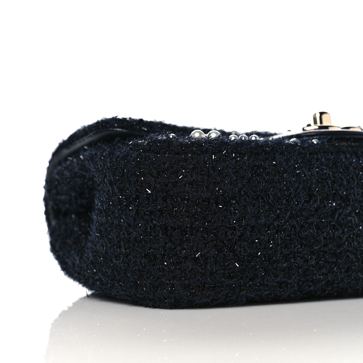 Chanel Tweed Pearl Small Cosmos Flap Black 7 of 11