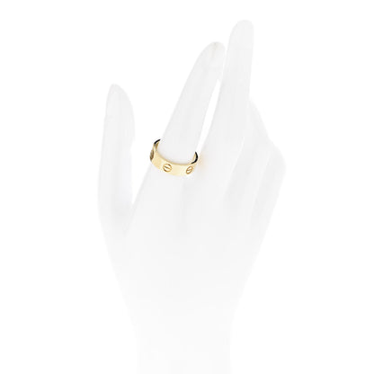 Cartier 18K Yellow Gold 5.5mm LOVE Ring 56 7.75 2 of 5