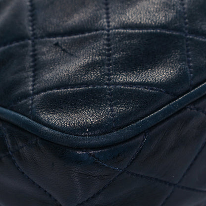 Chanel Lambskin Quilted CC Tassel Camera Case Navy 11 of 14
