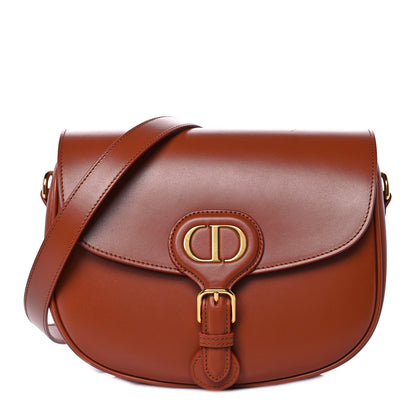 Christian Dior Box Calfskin Medium Bobby Flap Dark Tan 1 of 15