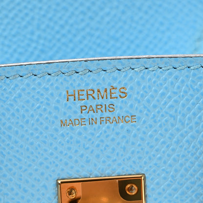 Hermes Epsom Birkin Sellier 25 Celeste 6 of 14