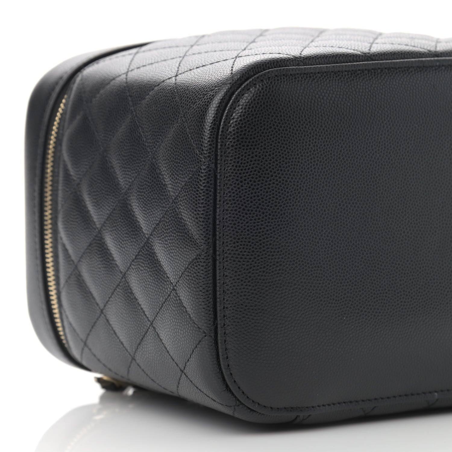 Chanel Caviar Quilted Large Vanity Pouch Black 8 of 10