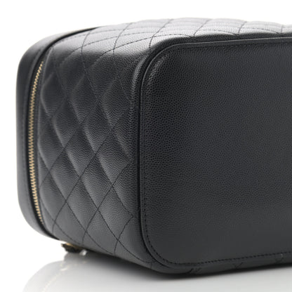 Chanel Caviar Quilted Large Vanity Pouch Black 8 of 10