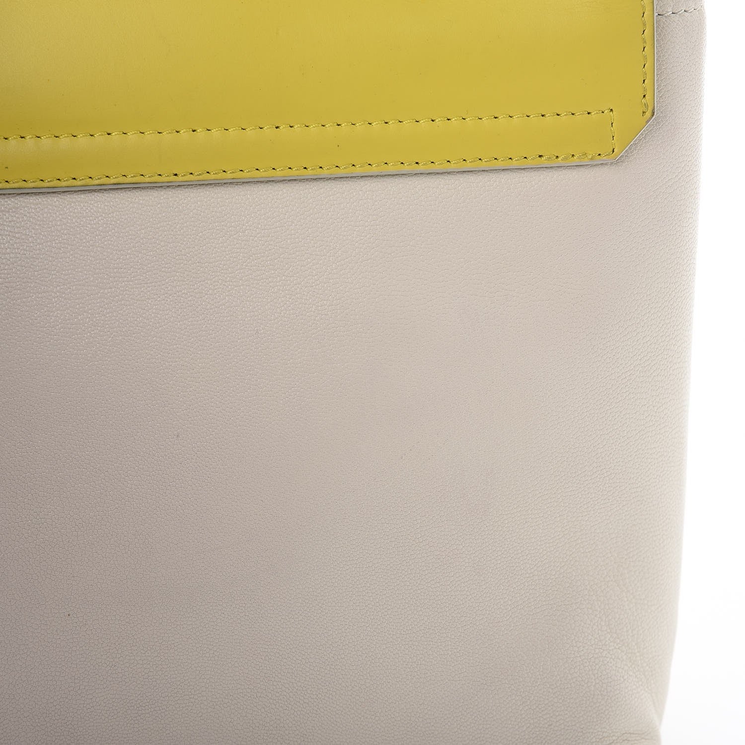 Lanvin Goatskin Happy Edgy Medium Jaune White 12 of 18