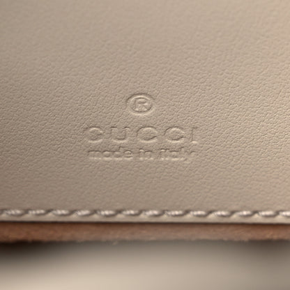 Gucci Calfskin Matelasse Mini GG Marmont 2.0 Bucket Bag White 6 of 10