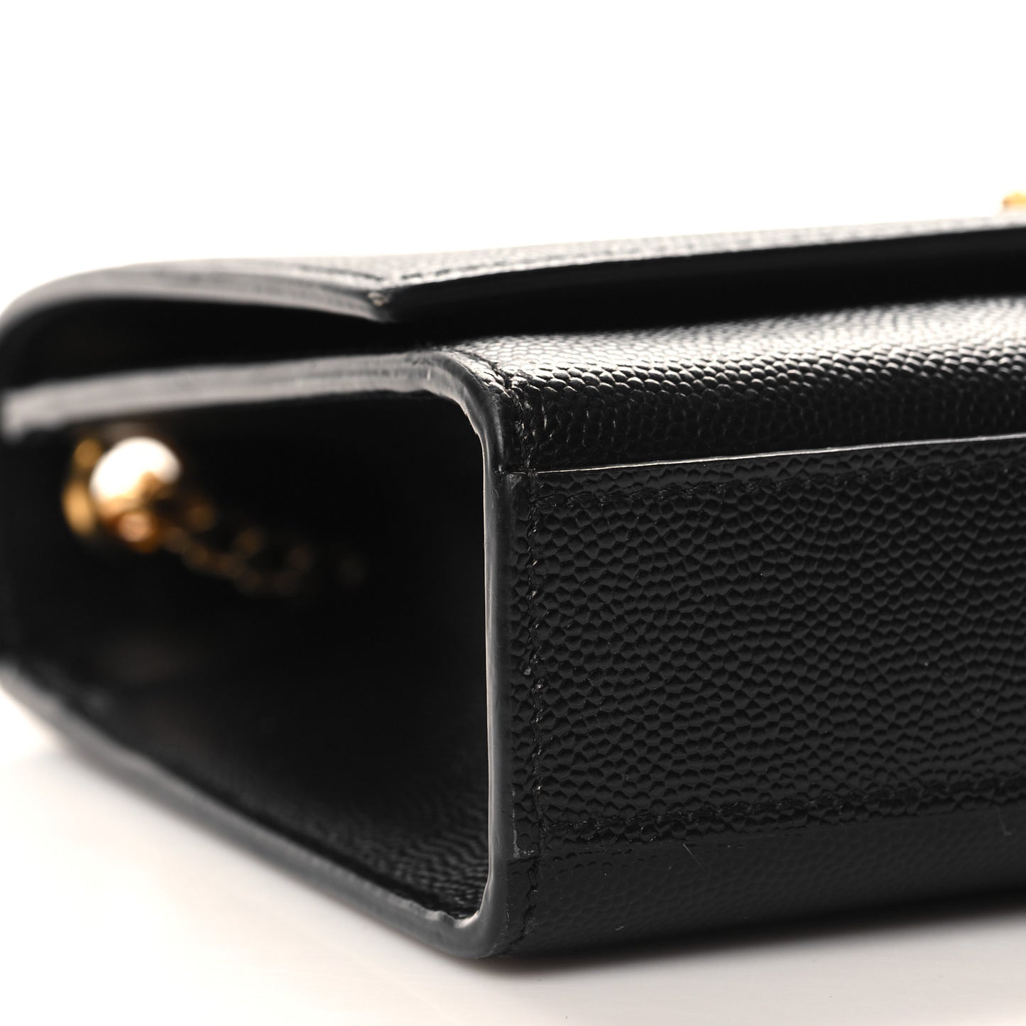 Grain De Poudre Medium Classic Monogram Kate Satchel Black