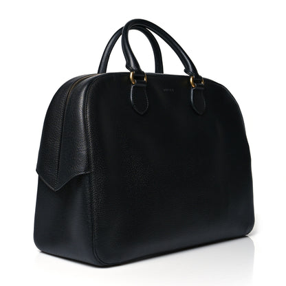 Gucci Calfskin Kingsnake Print Duffle Black 3 of 11