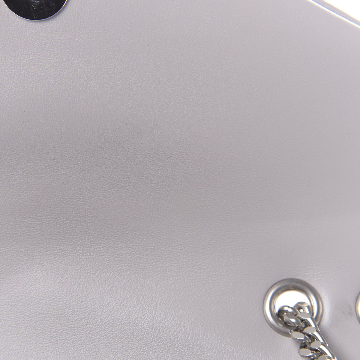 Saint Laurent Calfskin Y Quilted Monogram Small Loulou Chain Satchel Granite 10 of 11
