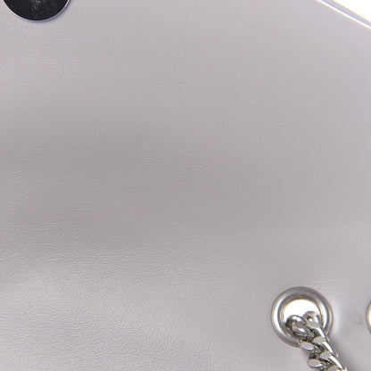Saint Laurent Calfskin Y Quilted Monogram Small Loulou Chain Satchel Granite 10 of 11