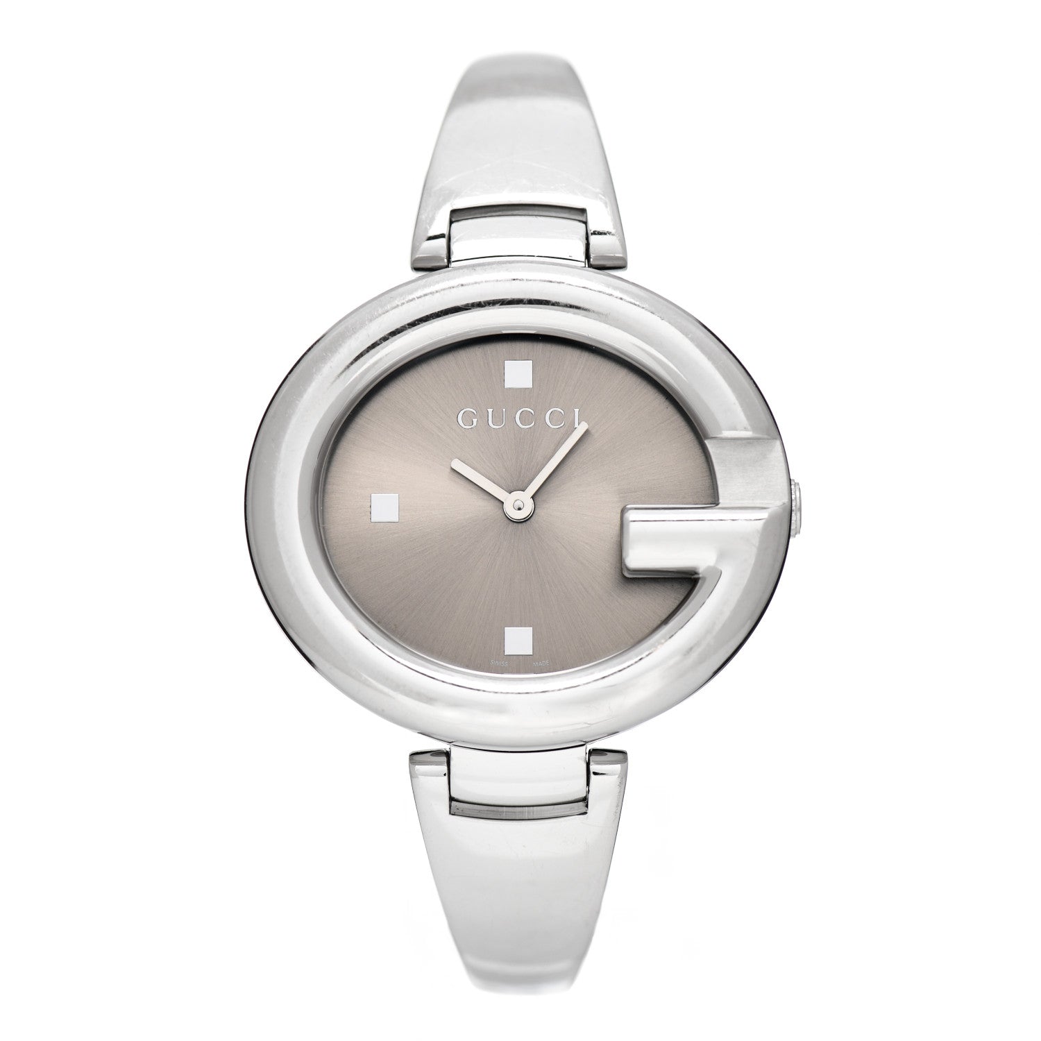 Gucci Stainless Steel 36mm Guccissima Quartz Watch Brown 1 of 5