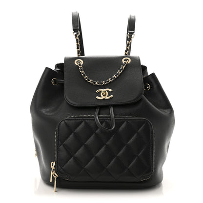 Chanel Caviar Quilted Business Affinity Backpack Black 1 of 12
