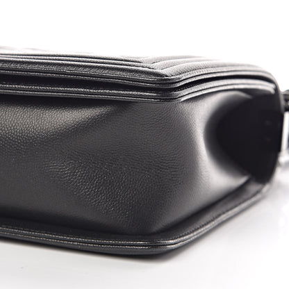 Chanel Caviar Quilted New Medium Boy Flap So Black 9 of 9