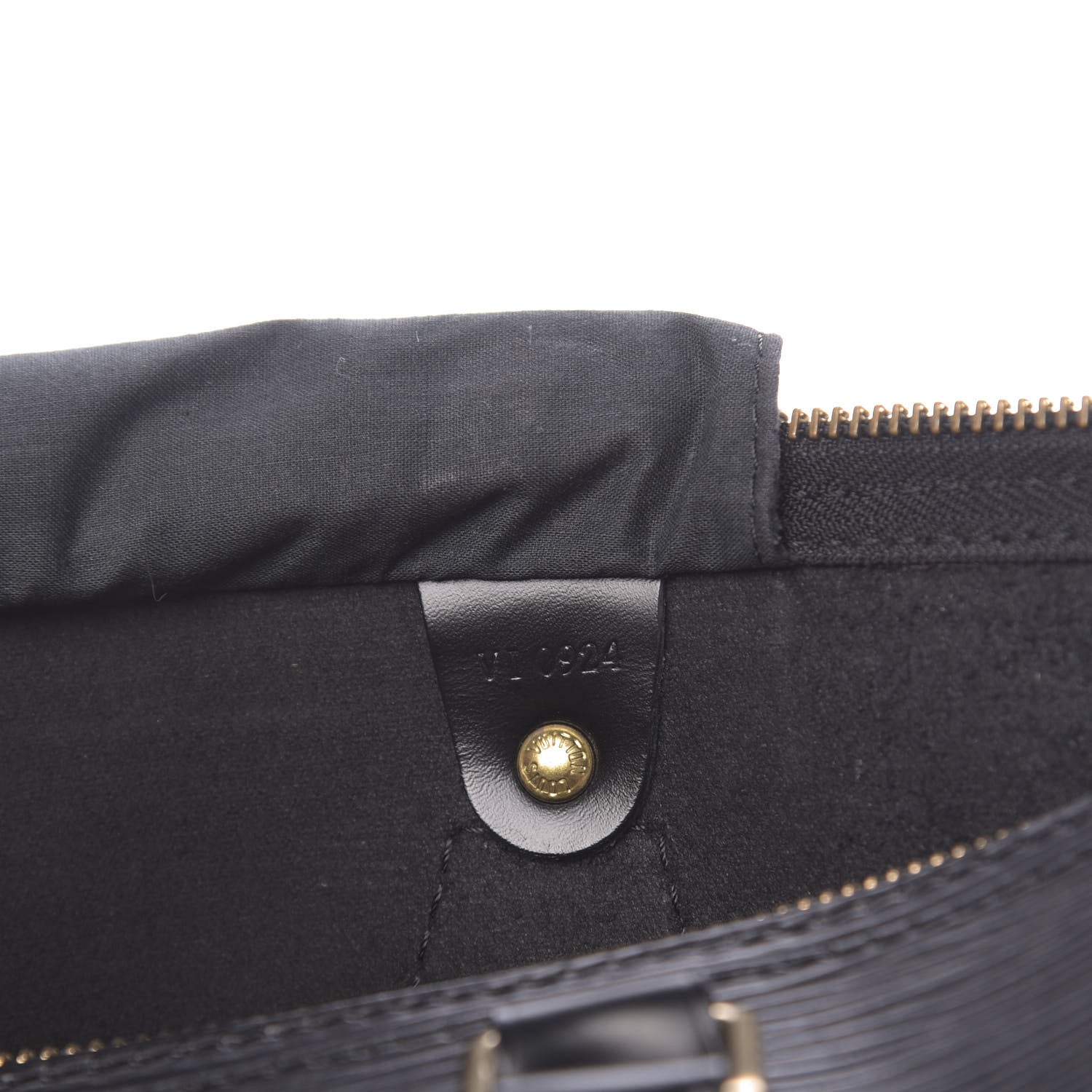 Louis Vuitton Epi Speedy 35 Black 7 of 12