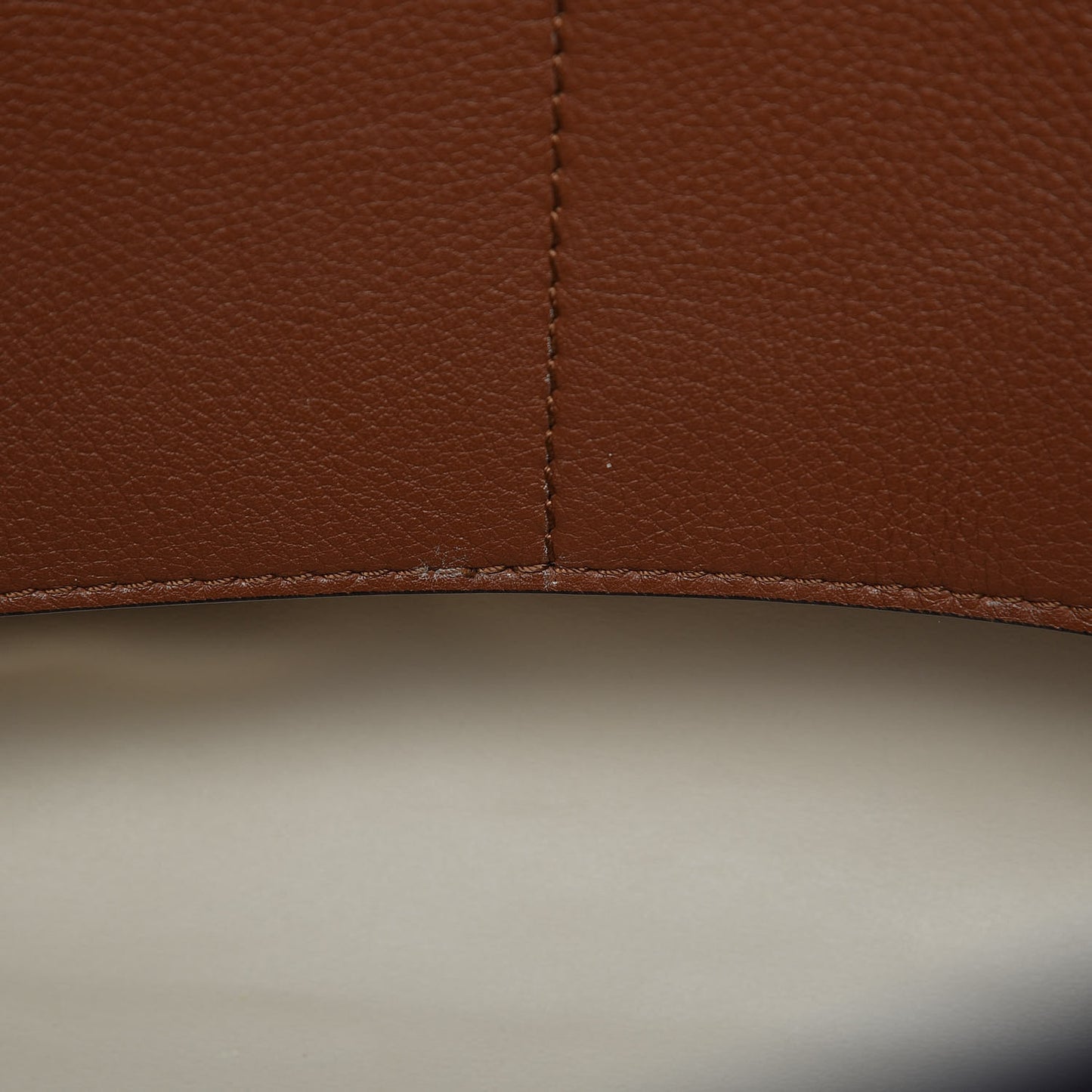 Soft Grain Calfskin Medium Belt Bag Tan