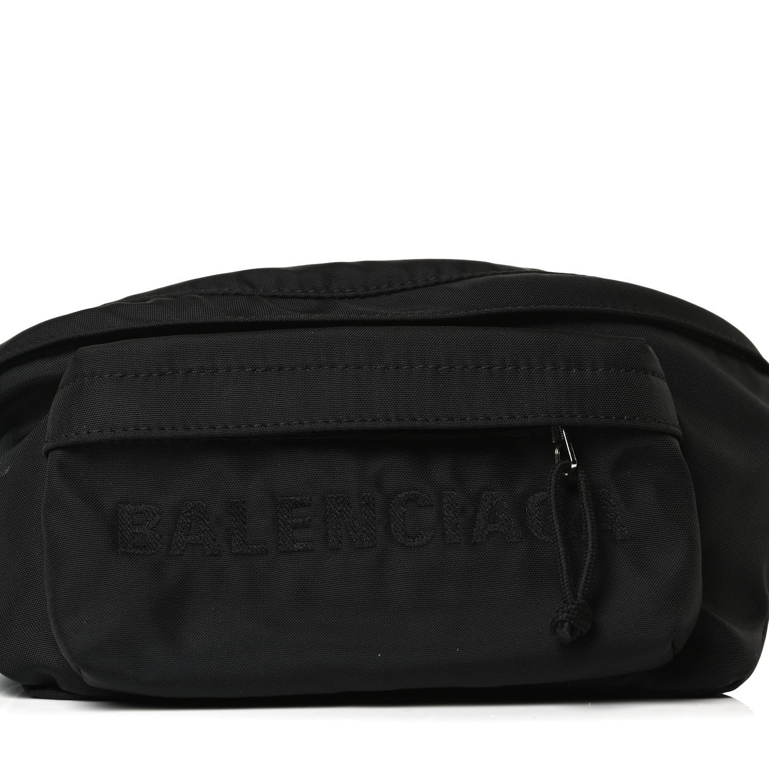 Balenciaga Textured Sport Nylon Logo Embroidered Wheel Beltpack Black 8 of 13