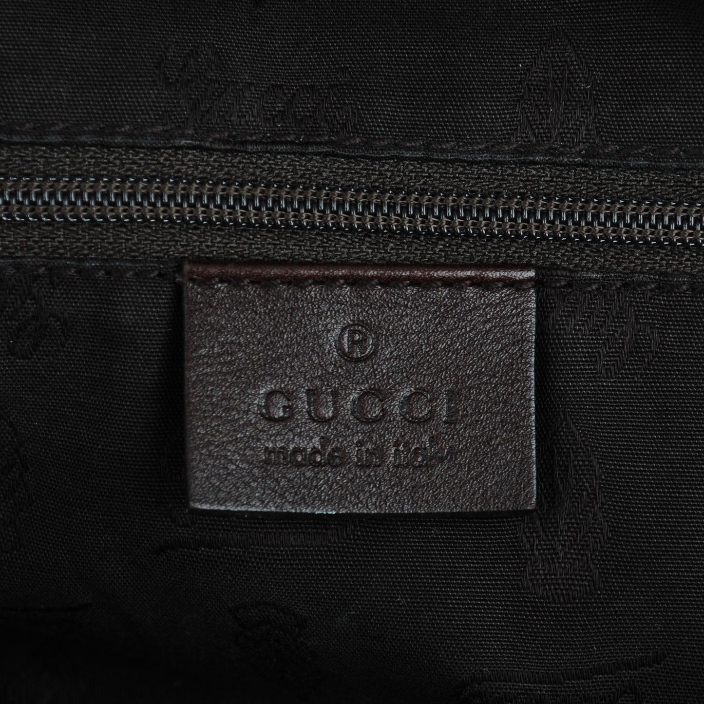 Guccissima Signature Large Sukey Tote Chocolate