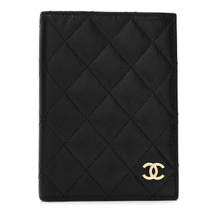 Chanel Caviar Quilted Passport Holder Black 1 of 7