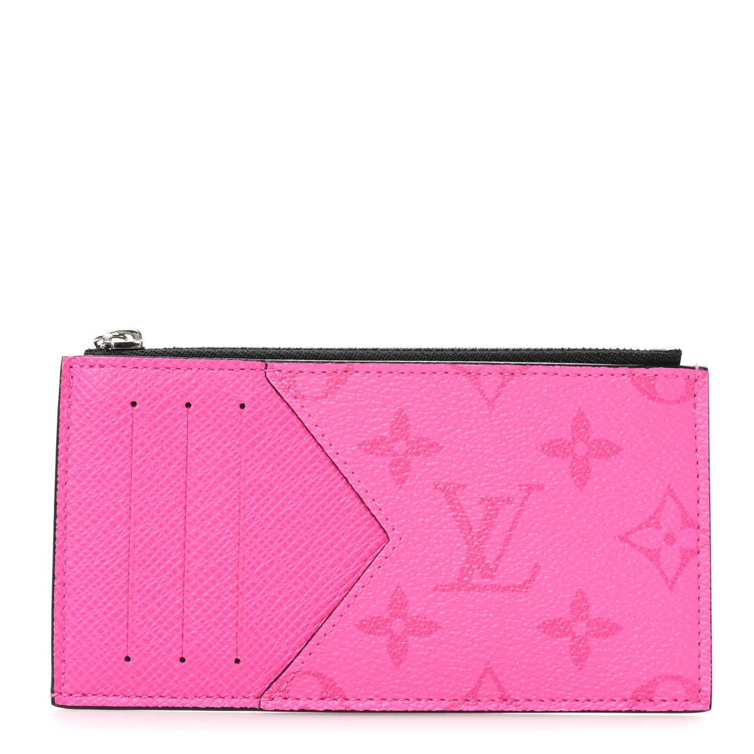 Louis Vuitton Taigarama Coin Card Holder Fuchsia 1 of 8