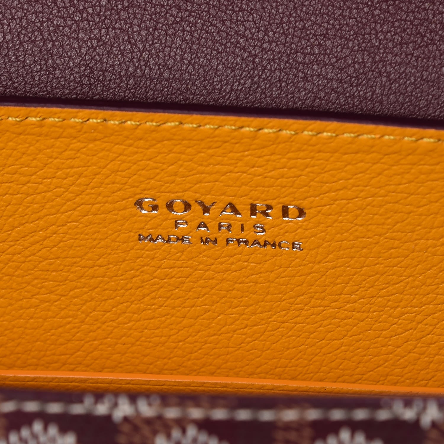 Goyard Goyardine Mini Saigon Burgundy 6 of 8