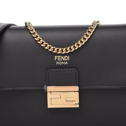 Fendi Vitello Grace Matte Kan U Wallet On Chain Black 10 of 11