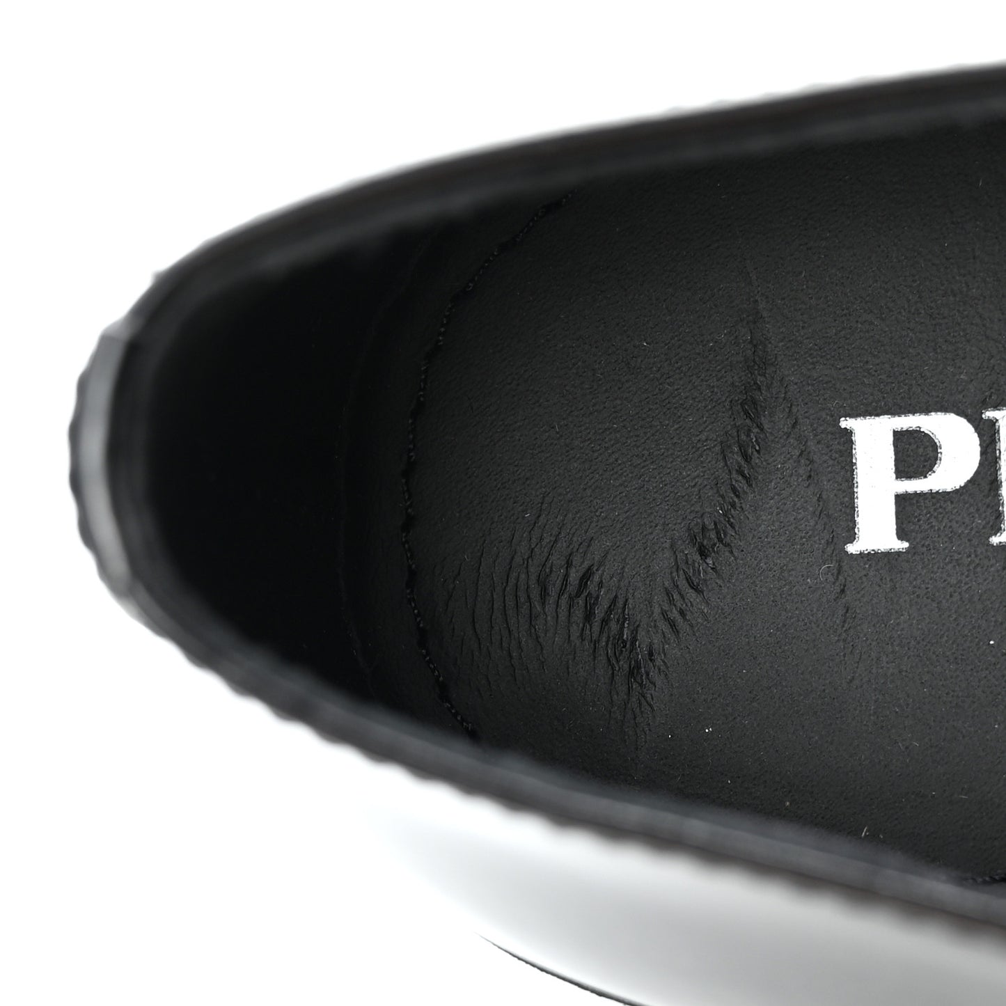 Spazzolato Metal Triangle Logo 50mm Loafers 40 Black
