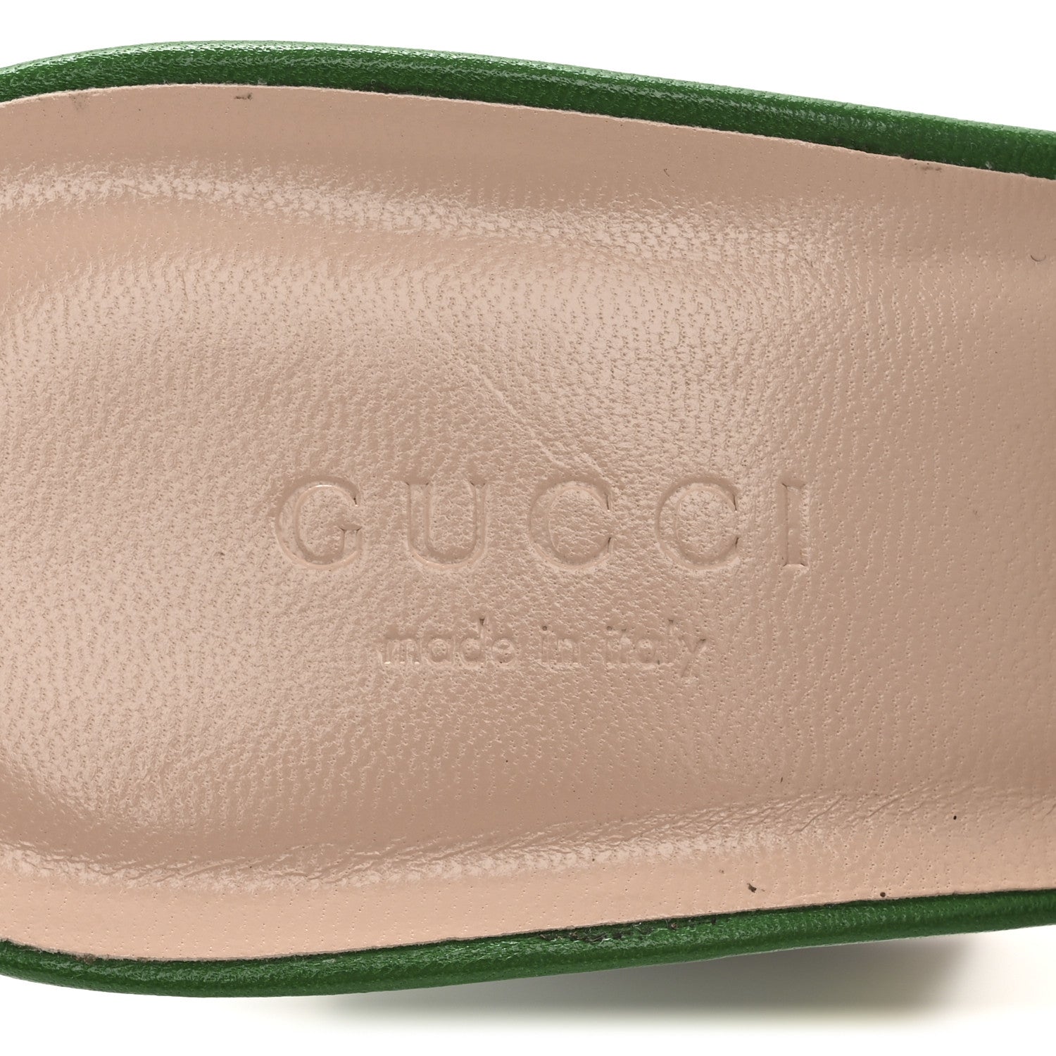 Gucci Malaga Kid GG Marmont Fringe 75mm Slide Sandals 38.5 New Shamarock 8 of 11