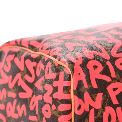 Louis Vuitton Monogram Graffiti Speedy 30 Fuchsia 7 of 13