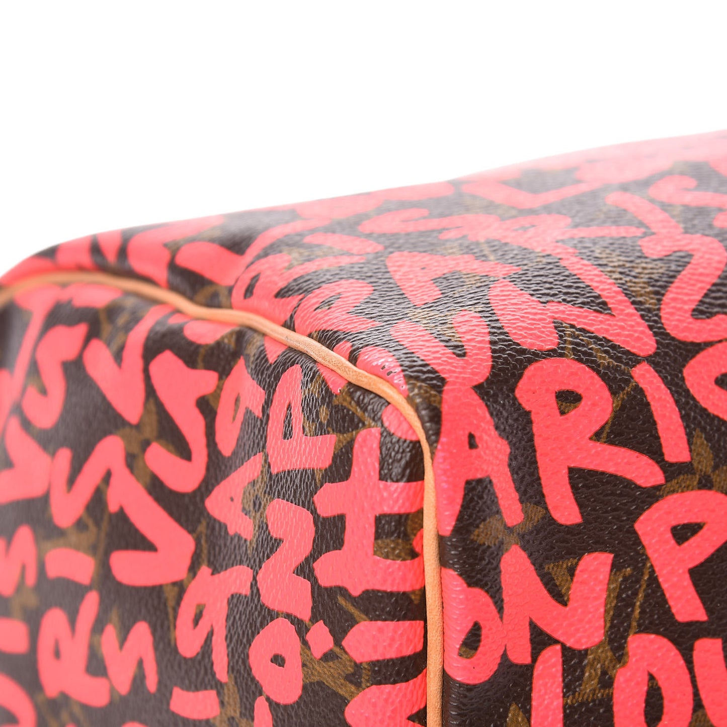 Monogram Graffiti Speedy 30 Fuchsia