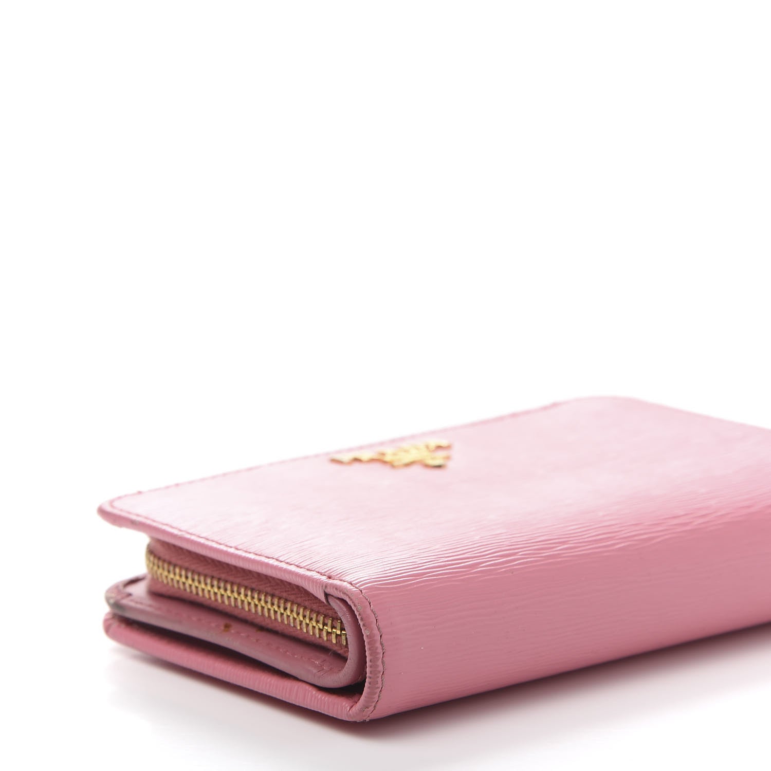 Prada Vitello Move Compact Wallet Geranio 11 of 13