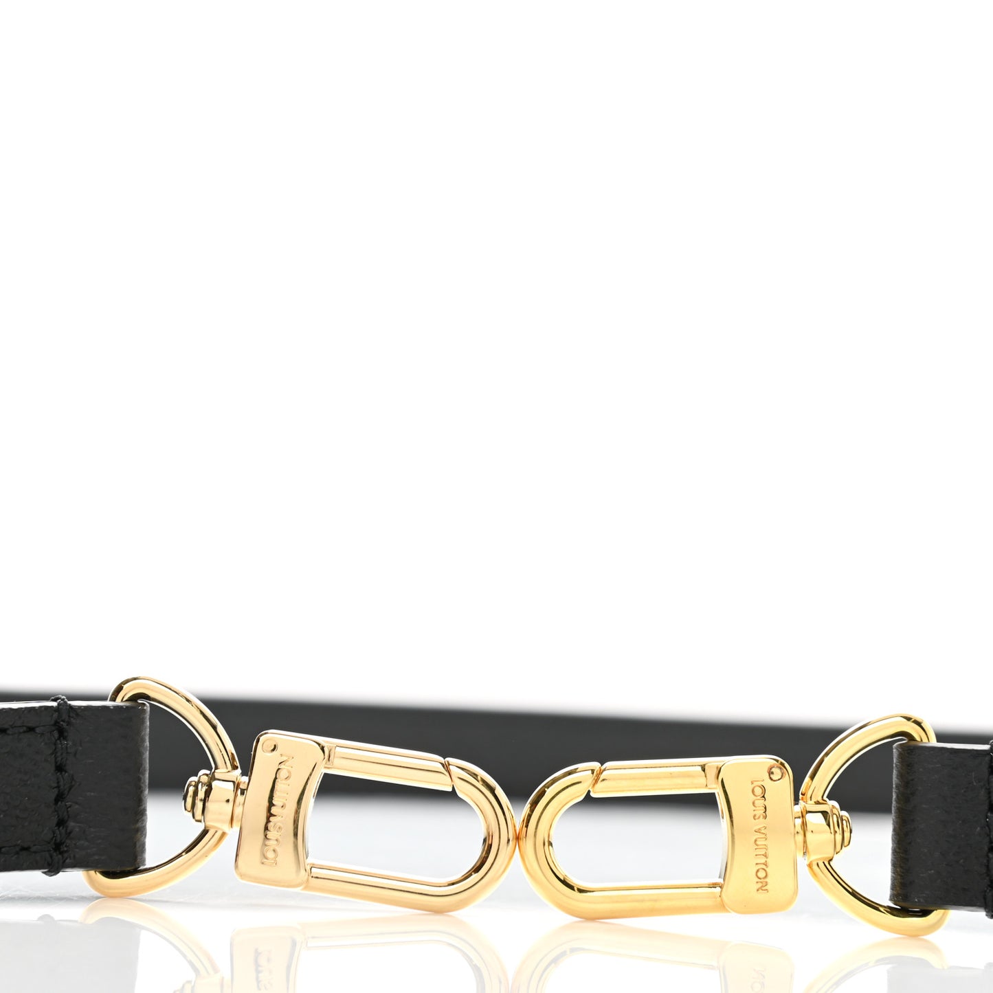 Calfskin 16mm Adjustable Shoulder Strap Black