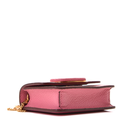 Valentino Garavani Grainy Calfskin Mini VSling Shoulder Bag Flamingo Pink 5 of 9