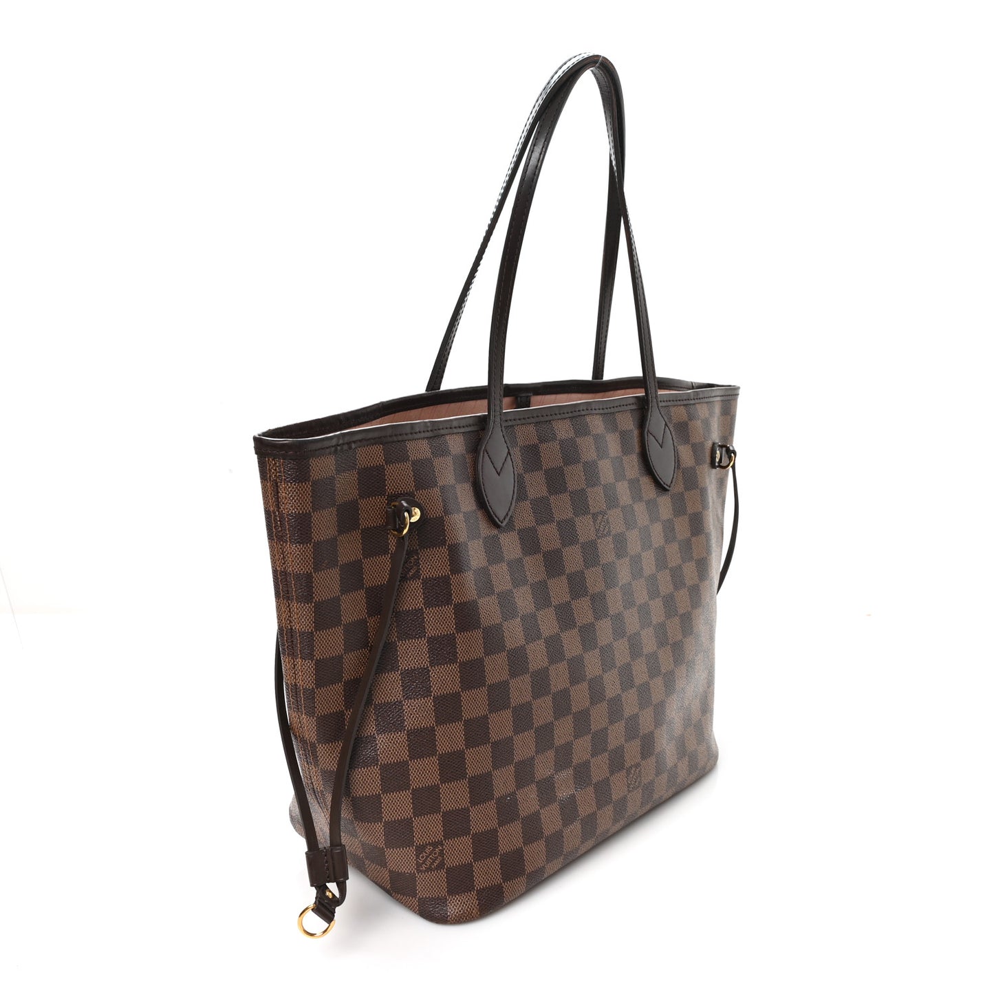 Damier Ebene Neo Neverfull MM Rose Ballerine