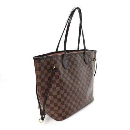 Louis Vuitton Damier Ebene Neo Neverfull MM Rose Ballerine 3 of 12