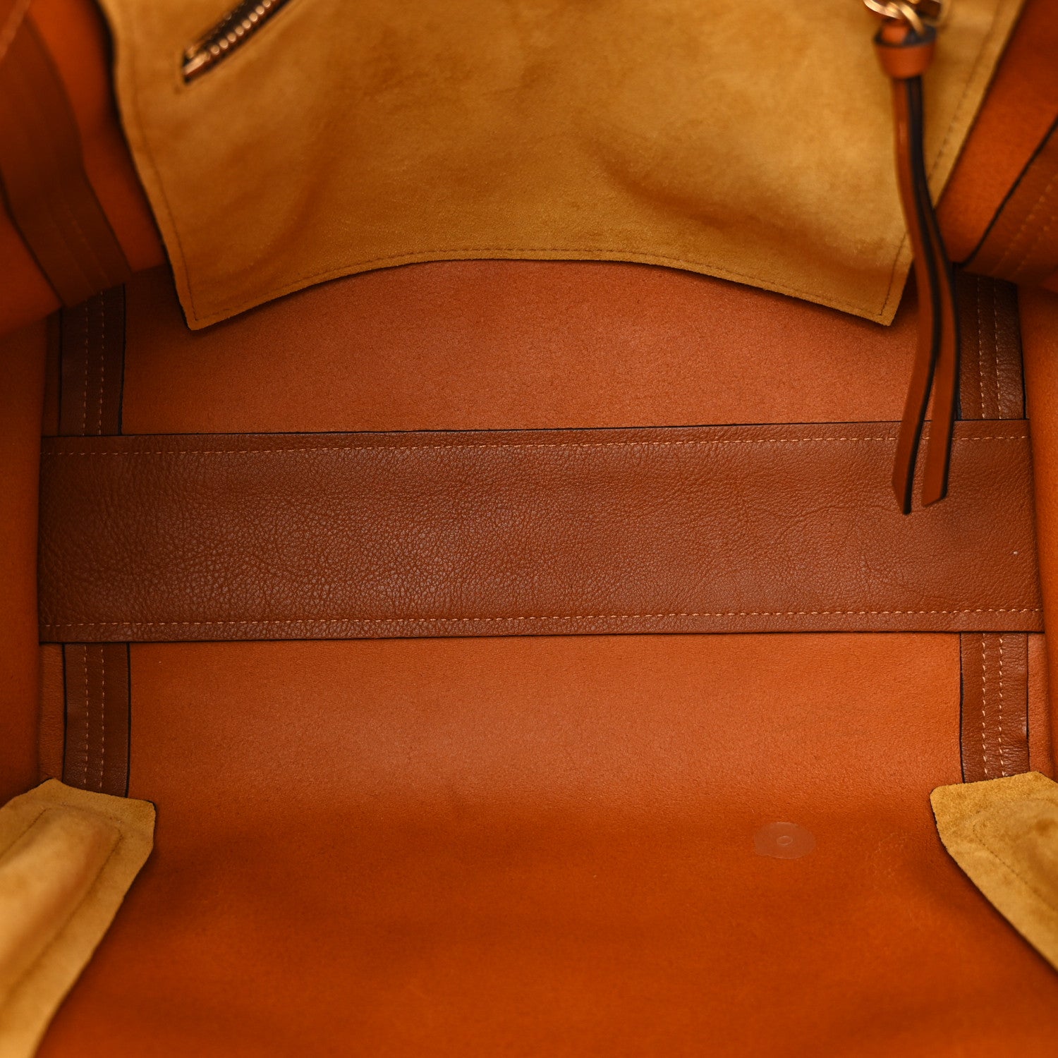 Chloe Smooth Calfskin Medium Milo Shopping Tote Caramel 5 of 10