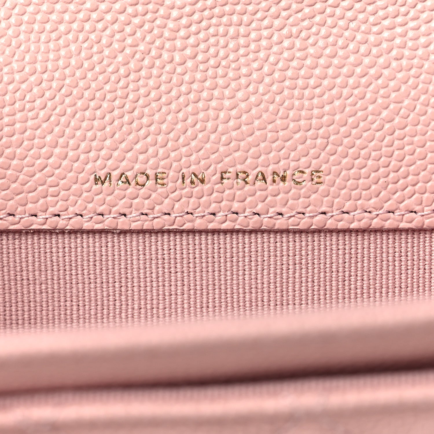 Chanel Caviar Quilted Flap Card Holder Wallet Light Pink 7 of 9
